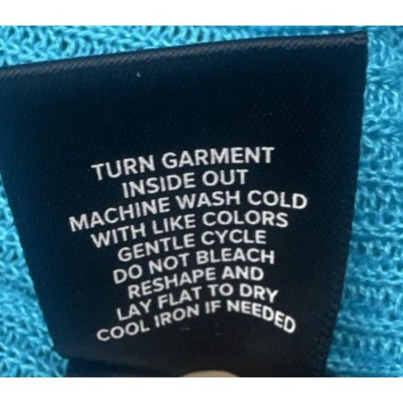 Torrid Women’s Blue Open Front Long Sleeve Cardigan Sweater Sz 1X(14-16) NEW - Picture 7 of 8